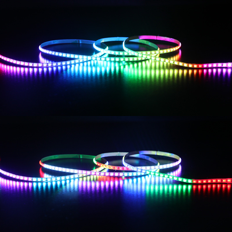 Super Thin 4mm WS2812C 2020 Pixel RGB LED Strip 1m 200 LEDs